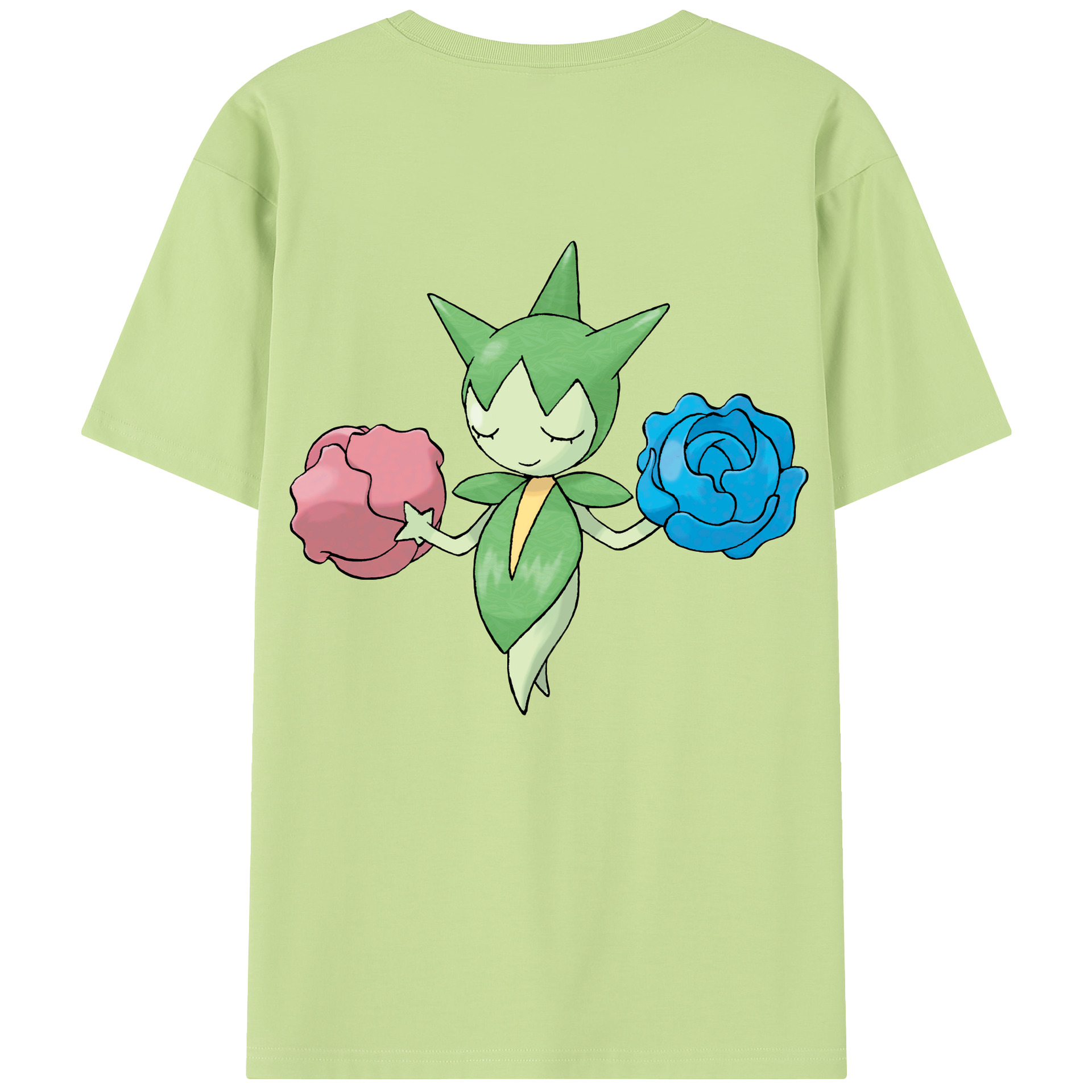 （画像用） ポケットモンスター Pokémon 綿100％半袖Tシャツ（背面プリント）